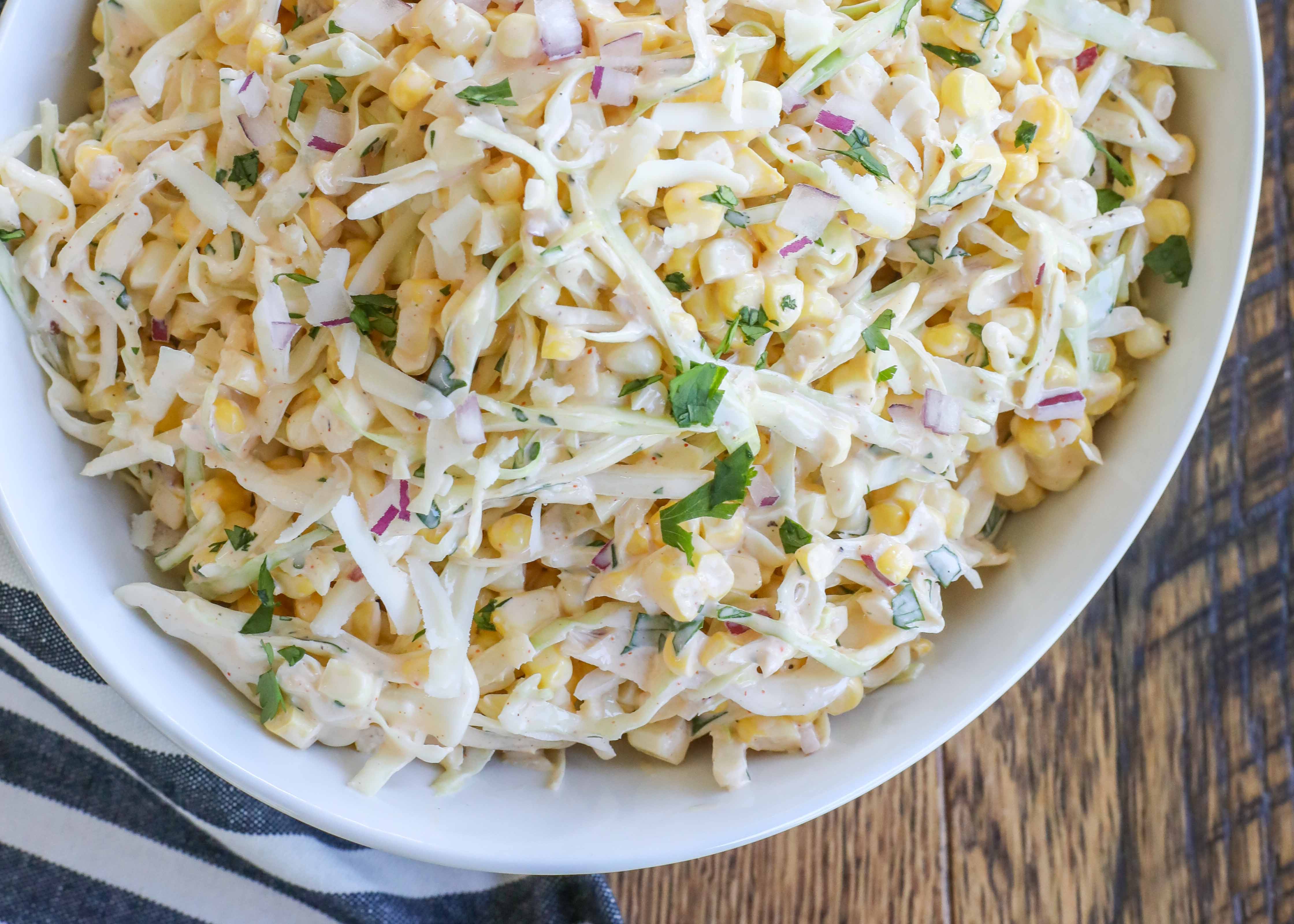 Easy Mexican Street Corn Slaw: Creamy, Spicy & Your New Favorite Side